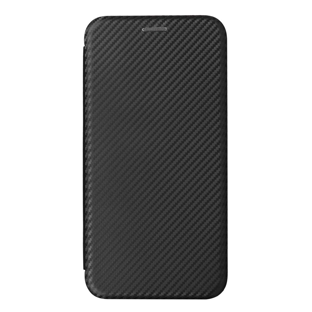For Samsung Galaxy A34 5G Carbon Fiber Texture Leather Stand Phone Cover Phone Case with Card Slot