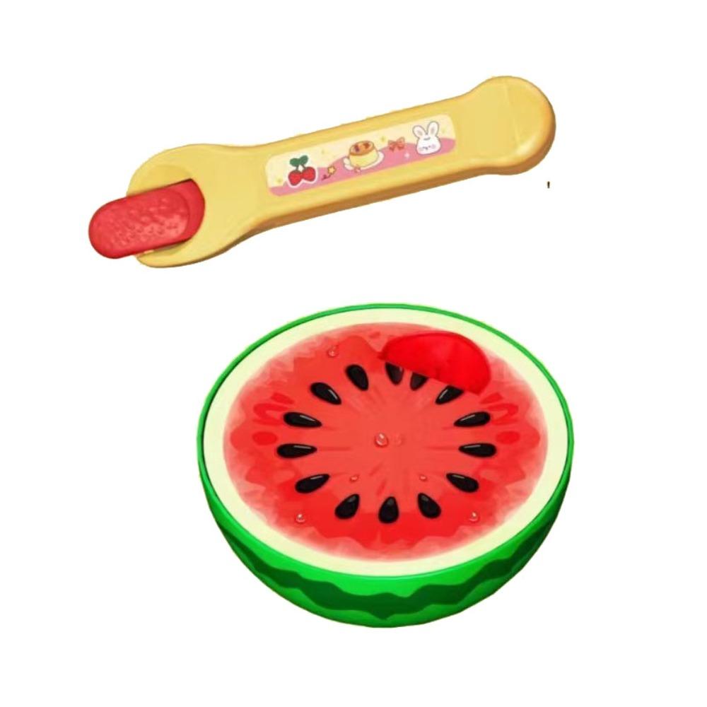 Food Feeding Fruit Pudding Set Feeding Toy Role Play Simulation Watermelon Pudding Toy Kiwi fruit Orange Play House Toys