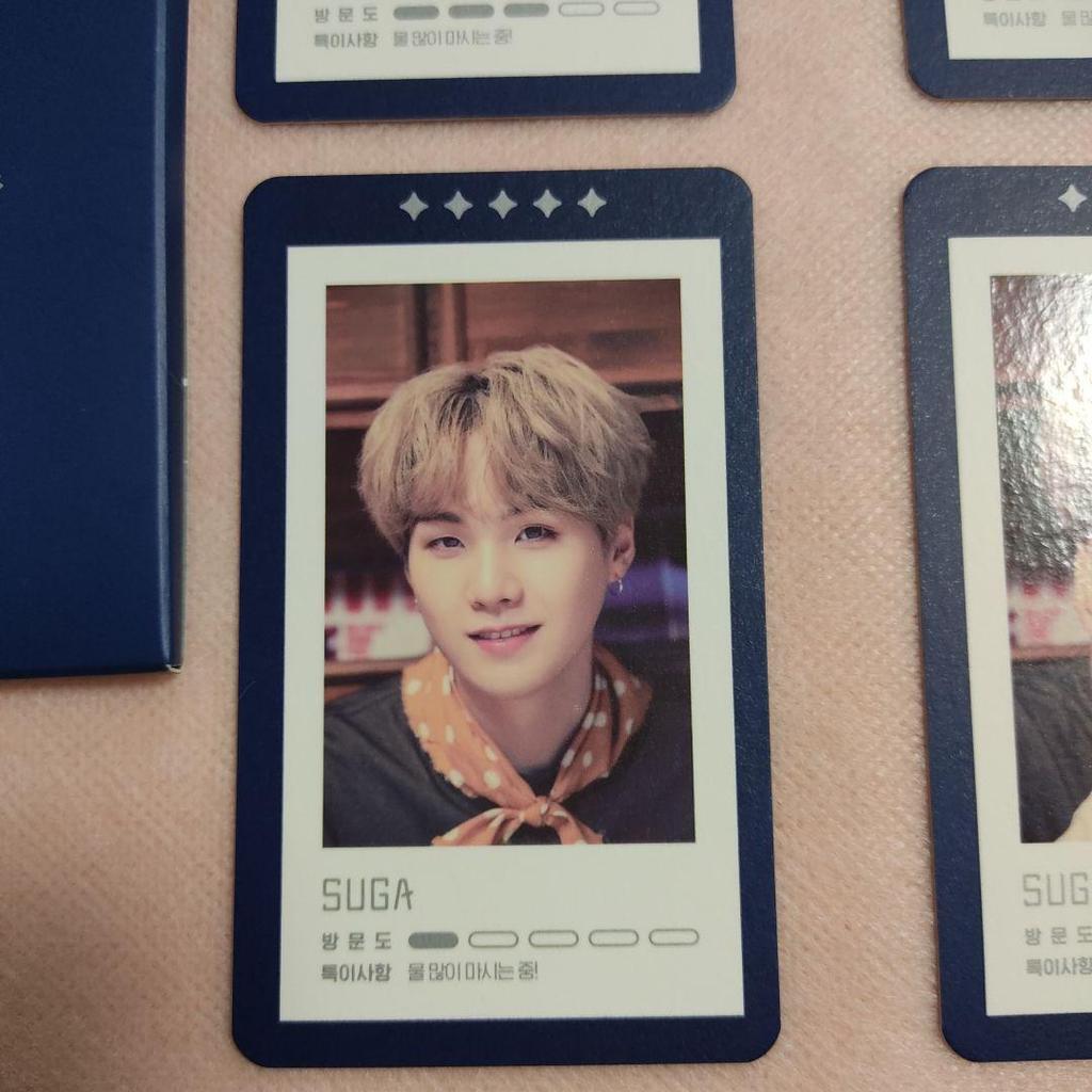 [USED] SUGA Guestbook Card MAGIC SHOP BTS