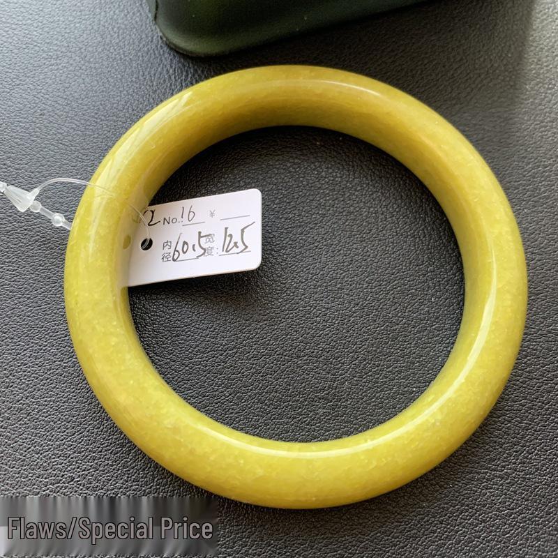 X2 Avocado Jade Bracelet: Natural Xiuyu Jade with Gold Accents