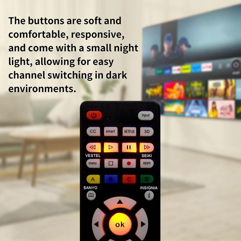 RCG008 náhradní univerzální dálkový ovladač pro Sony pro Samsung pro Panasonic ForToshiba pro Philips se světlem