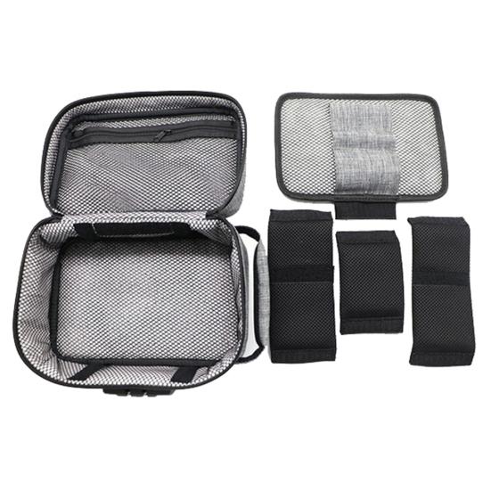 Sac de voyage anti-odeurs avec verrouillage par mot de passe, étui de rangement pour herbes, médicaments, cigarettes