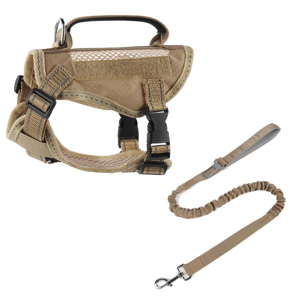 5-piece Set Light Tactical Cat Harness Summer Pet Outdoor Walking Supplies for Small Dogs Cats Breathable Kitten Puppy Harnesses