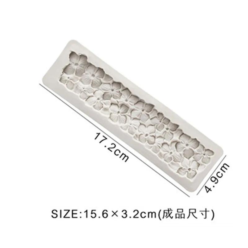 Variety lace silicone mold DIY fondant cake mold chocolate fudge tool kitchen baking utensils
