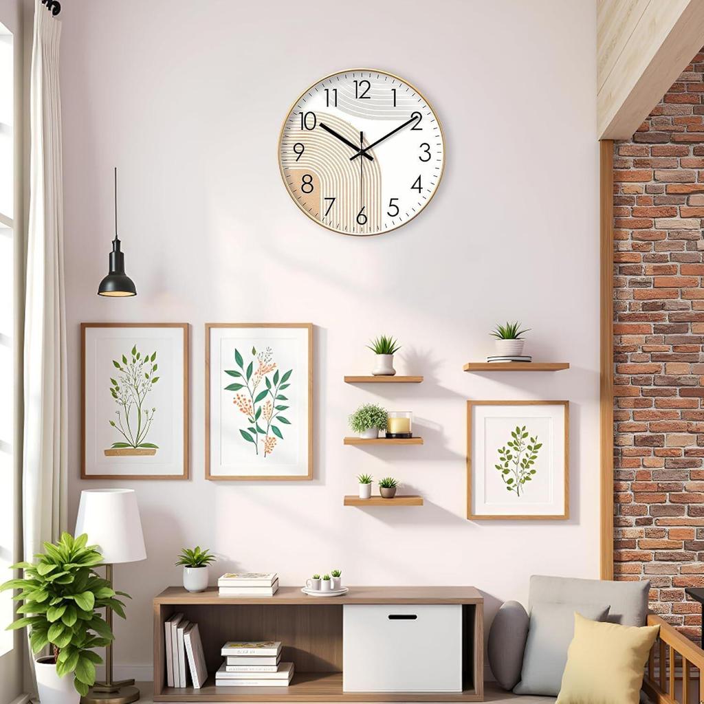 Designer Wall Clock for Bedroom Stylish | Modern Wall Clock for Hall, Home, Office, Kitchen | Latest Luxury Premium Unique Quartz Fancy Wall Watch