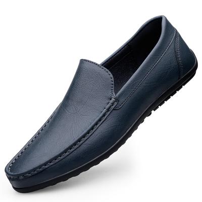 Summer Luxury Brand Men Casual Shoes Soft Genuine Leather Mens Loafers Moccasins Italian Designer Breathable Slip On Boat Shoes