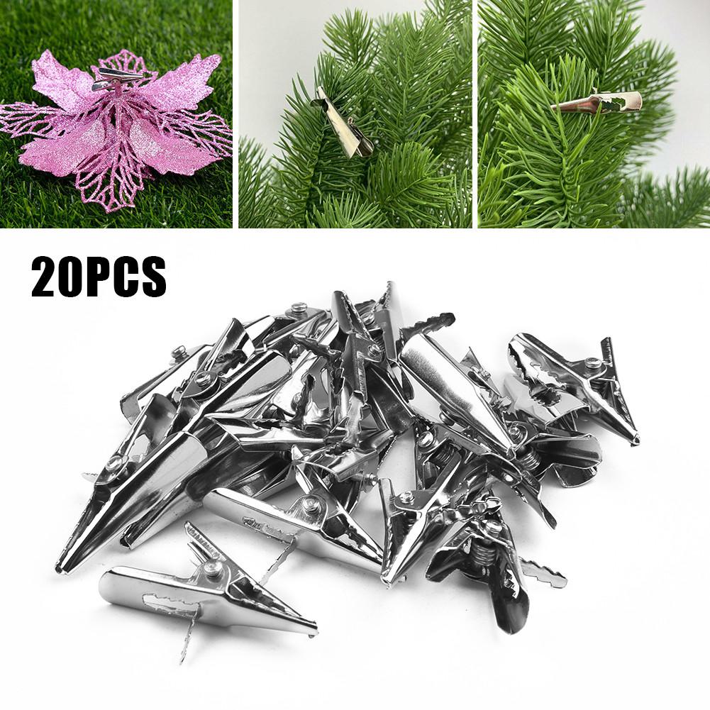 Xmas Tool Clips 20Pcs Alloy Christmas Decorative Party
