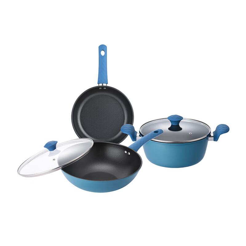 Bobao Fine Iron 3-Piece Non-stick Cookware Set