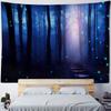 Large Tapestry Mysterious Magic Psychic Forest Wall Hanging Multi Size Decoration for Dormitory Home Wall Background Cloth