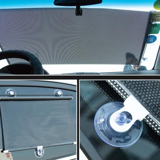 Car Parasol Front Window Cover Windshield Side UV-protective Interior Curtain