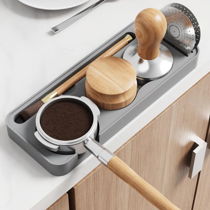 Sturdy Food Grade Coffee Bar Mats With Multifunctional Design For Portafilter Tool Organization And Cleaning