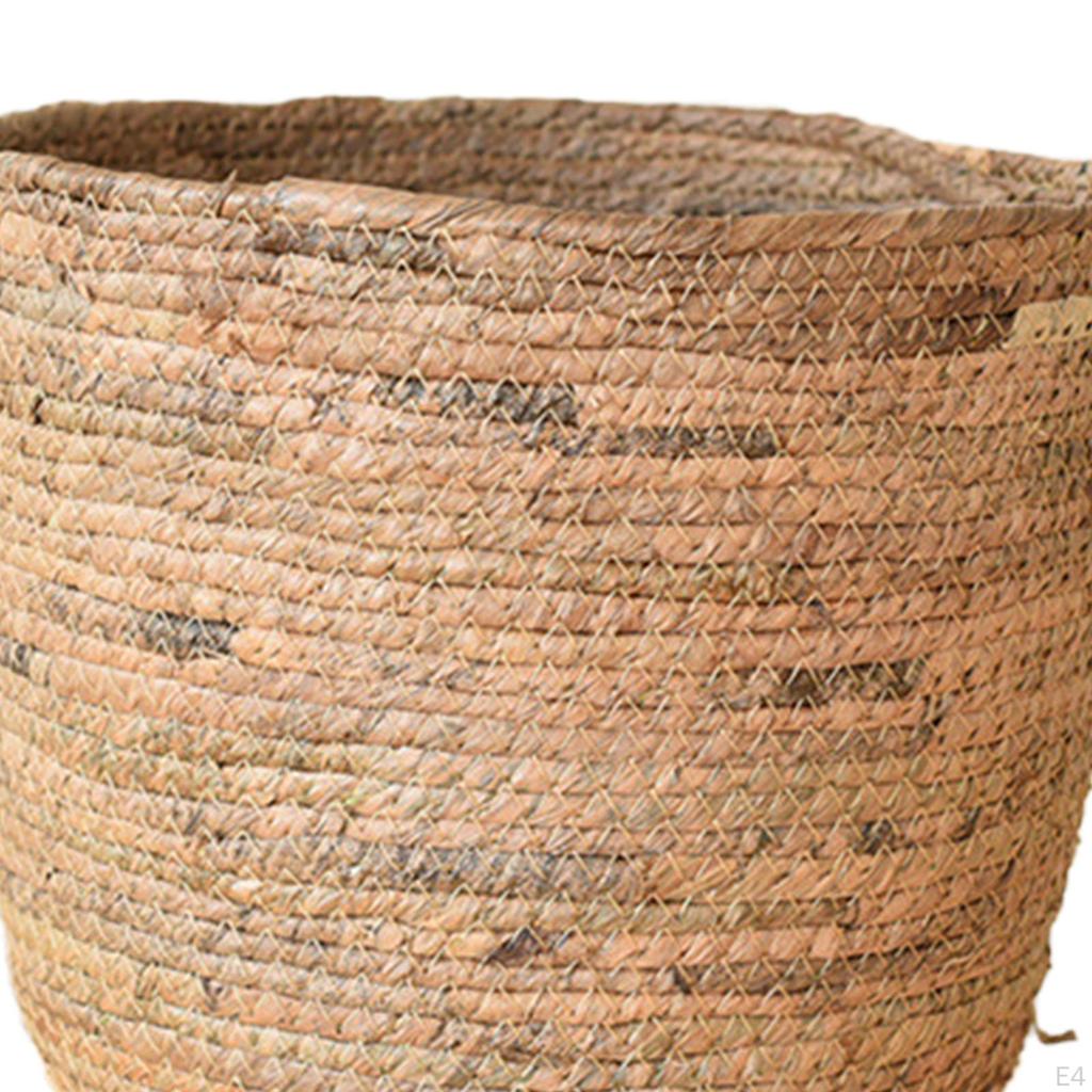 Woven Plant Basket Flower Pots Decorative Large Capacity Holder Storage