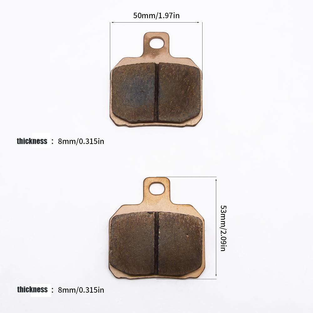 For Benelli BJ600GS BN600 84mm Front and rear brake pads and calipers as show