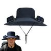 Solar Fan Hat For Men Women, Wide Brim Hat With Dual Solar Fans, 2-in-1 Hands-free Cooling Cap For Hiking & O4z5
