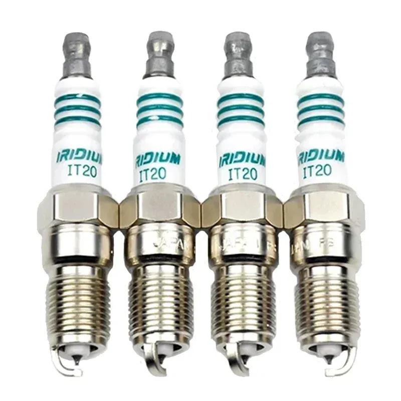 4/6 Adet IT20 5326 İridyum Buji Chevrolet Peugeot Toyota Mazda Pontiac Ford Focus Mondeo Lotus L3 Volvo S40 CTS IT20 İçin