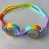 Kids Swim Goggles with Eyelashes Waterproof No Leakage Anti-Fog UV Protection Clear Lens Boys Girls Silicone Swimming Goggles with Lashes