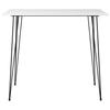 VidaXL Table de bar Blanc 120x60x105 cm