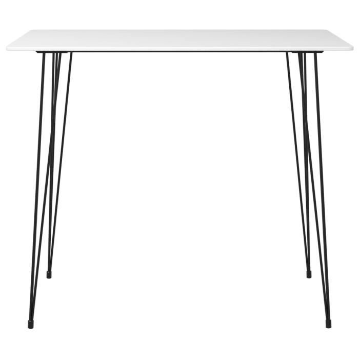 VidaXL Table de bar Blanc 120x60x105 cm