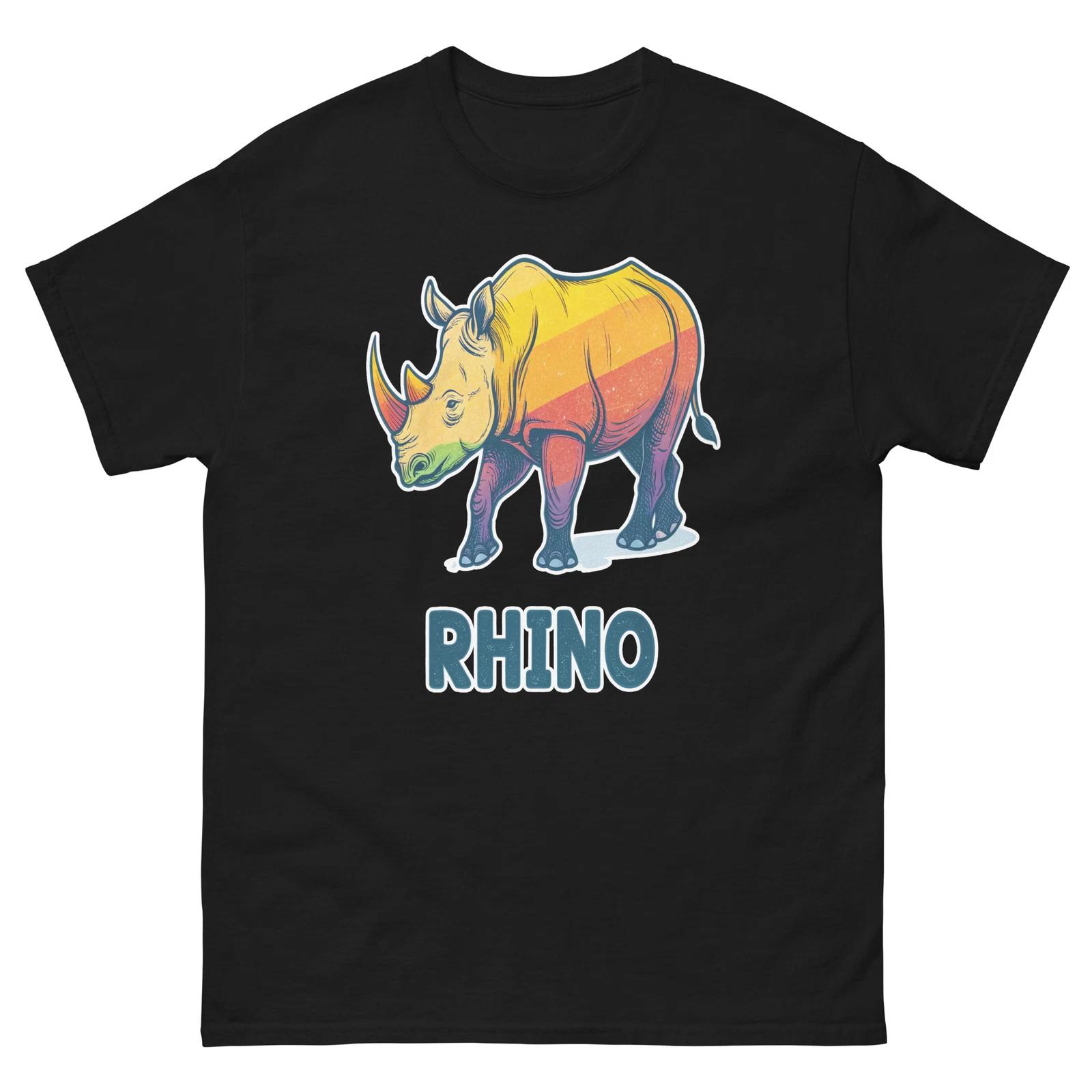

Rhino Animal Nature Wonderful Amazing T-Shirt S