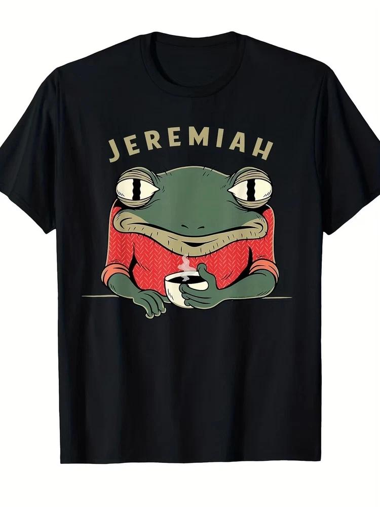 Retro 70s 80s Bullfrog Rock Art Men Printed Cotton T‑Shirt S‑5XL