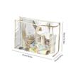 Waterproof Cosmetic Bag Fashionable Summer Storage Shoulder Bag Large Transparent Tote Bag For Women Swimming Beach