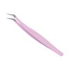 Eyelash Extension Tweezers Professional Stainless Steel Precise Bent Lash Tweezers for Fanning