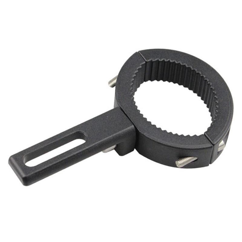 Motorcycle Light Bar Clamp Mount Bracket Bright Black Shockproof Oxidation Process Rubber Rustproof for Motorbike