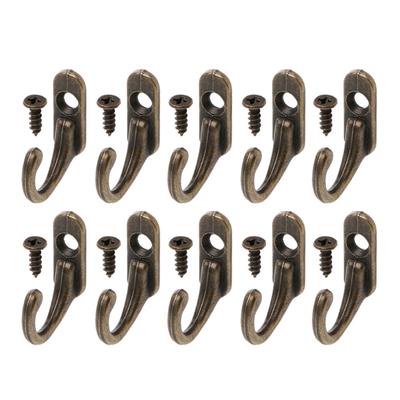 Kleiderhaken aus Zinklegierung, Vintage-Kleiderbügel aus Bronze, Mehrzweck-Wandhaken, selbstklebende Türhänger, Lastenträger, starkes Badezimmer, Küche