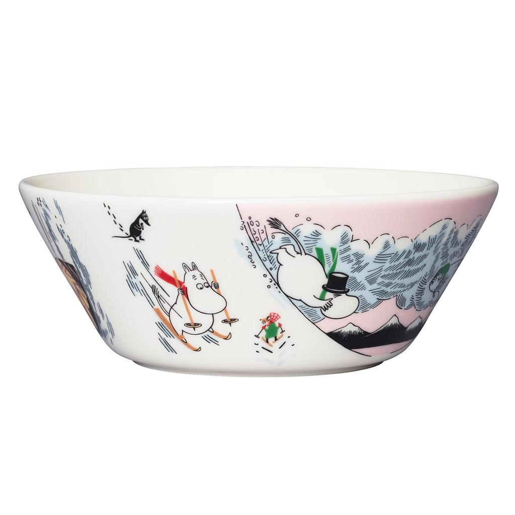 Moomin by ARABIA 2023 Moomin 1068265 [Officially Imported] Bowl/Plate, 15cm, Sliding, Winter, Tableware, Arabia,
