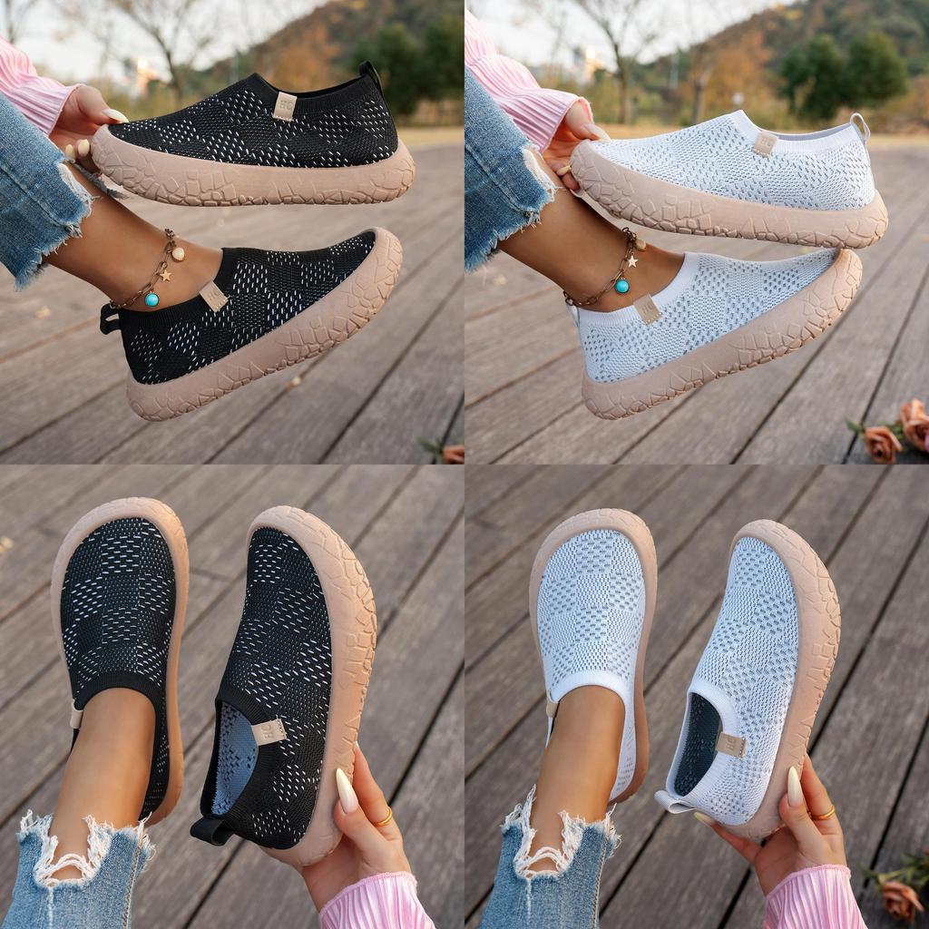 Inner Heightening Shoes For Women With Thick Sole And Breathable Fabric For Daily Comfort