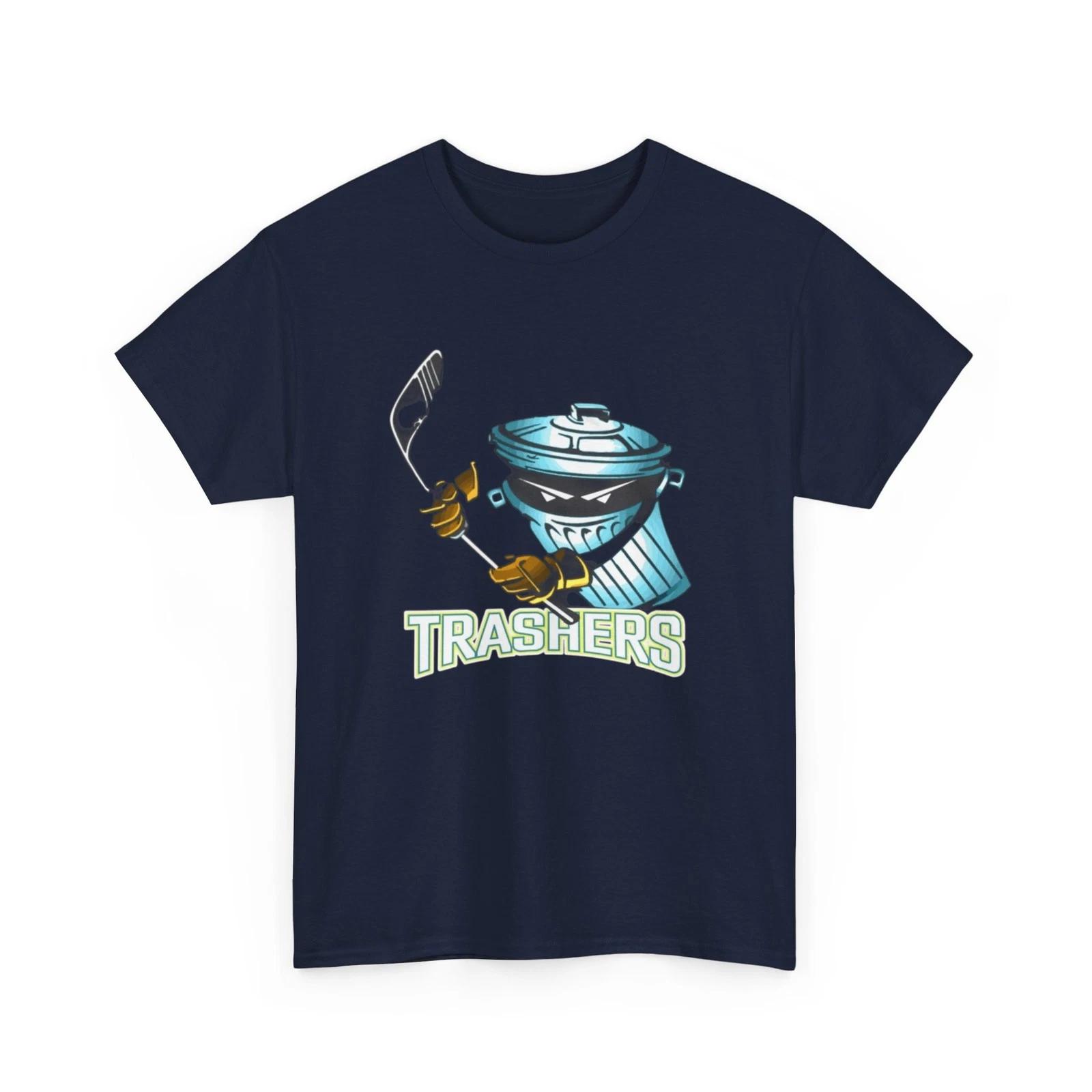 

Danbury Trashers Mascot Main Logo Printed T shirt M