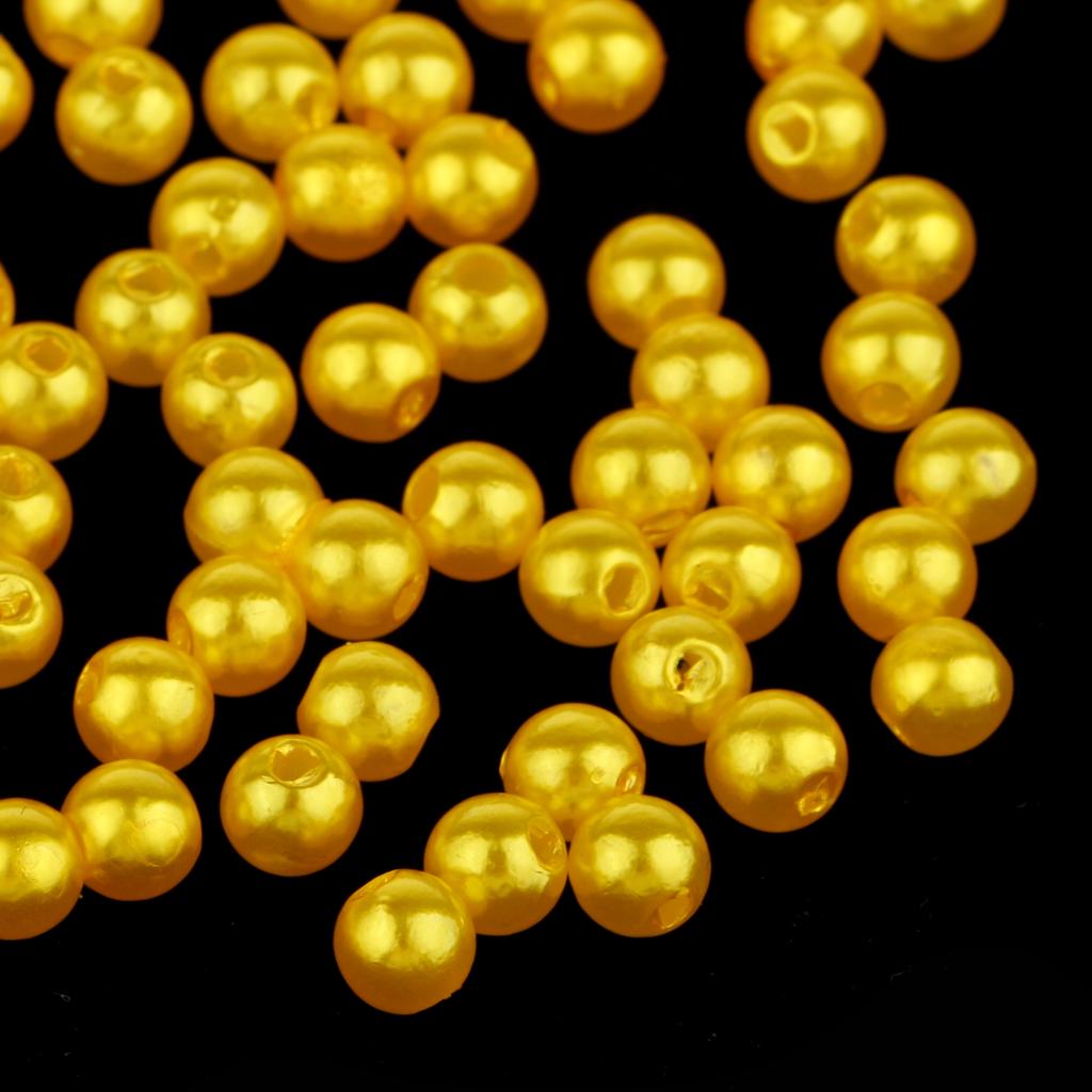 150 Stück Kunststoff Runde Angelperlen Köder Meer Rigs Köder Orange 4mmSport, Angelsport, Köder, Futtermittel & Fliegen!