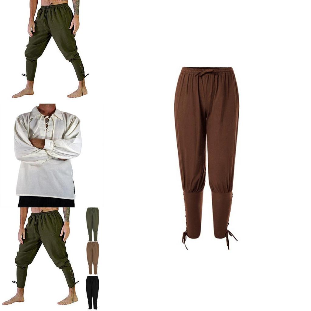 Halloween Pirate Knight Cosplay Costume High-quality Cotton Blend And Flax Material Breathable And Comfortable Perfect For Comic-con And Parties