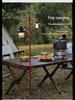 Ultraleichter, tragbarer, zusammenklappbarer Lichtständer aus Aluminium für Camping- und Picknicktische