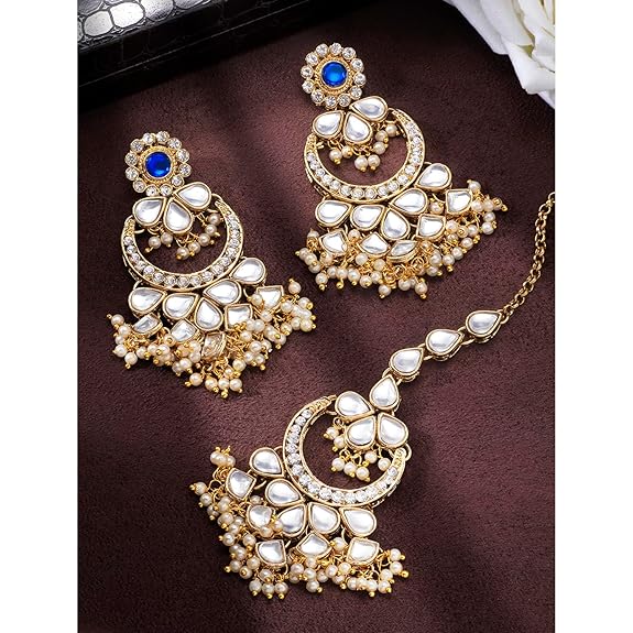 Kundan Traditional Ethnic Jewelry Set Gift for Women