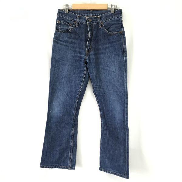 Made in Japan Levi's 550 Denim Pants Button Back J09 Engraved Men W28 L32 Trousers cBH616-f(USED)