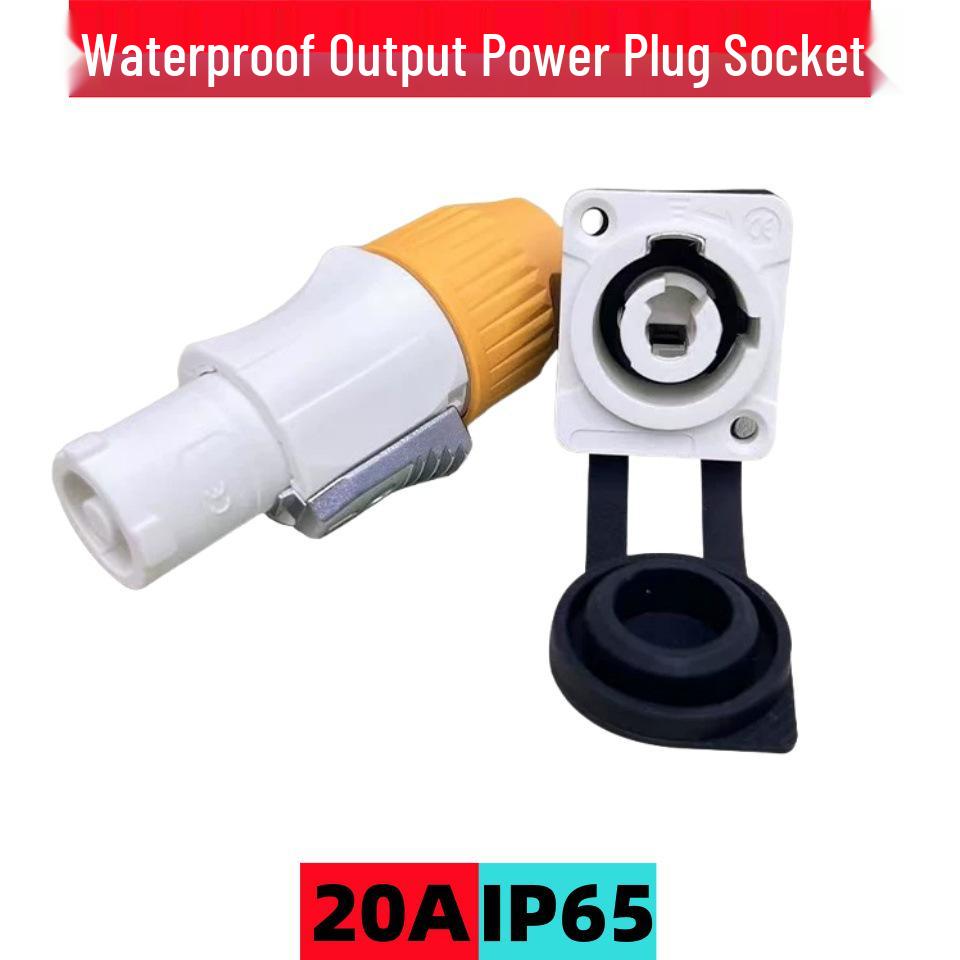 3P LED Display Quick Plug Socket for Solderless Power and Stage Audio Equipment Connection