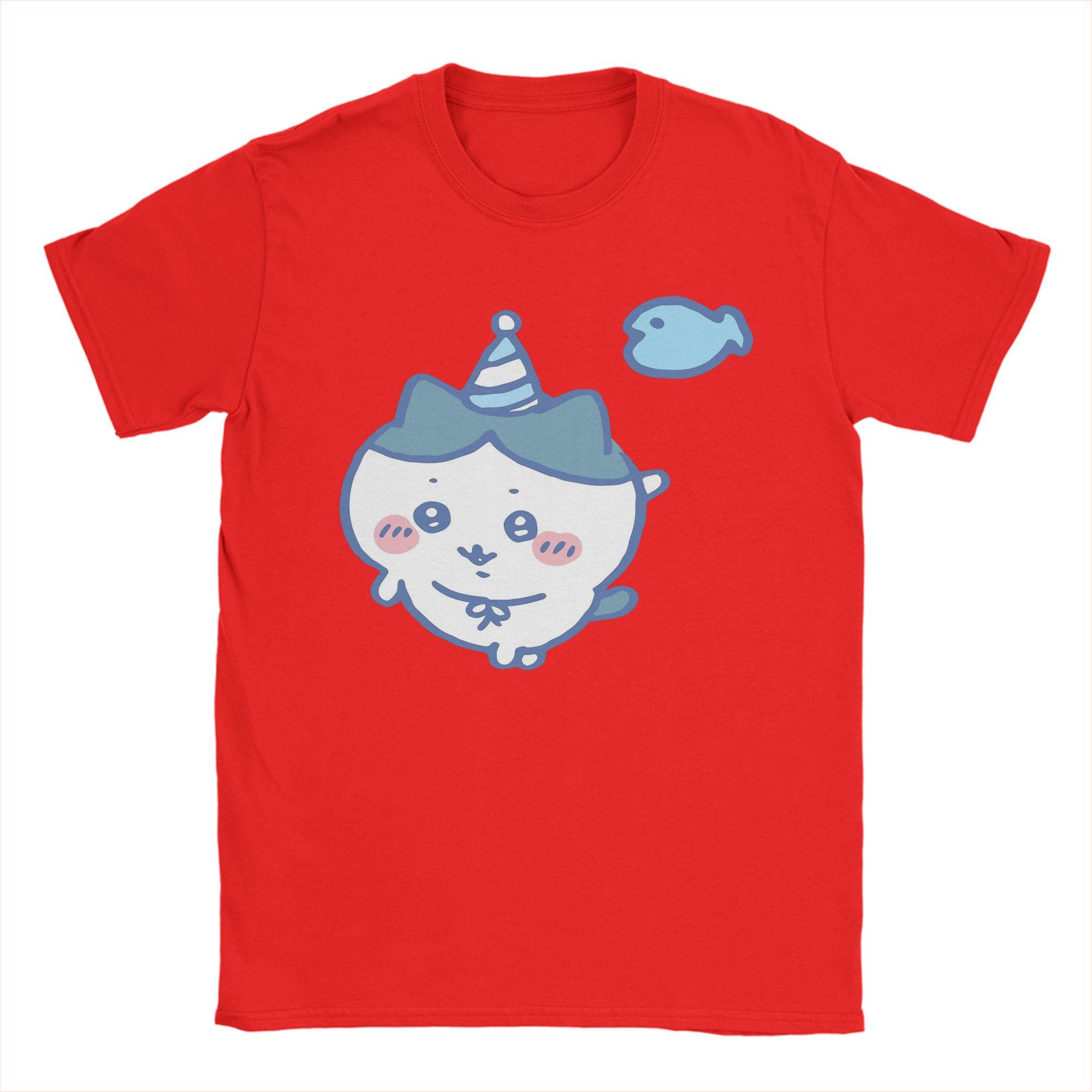 

Mens Chiikawas Blue T Shirt Cotton Clothing Leisure Short Sleeve Crew Neck Tee Shirt Plus Size TShirt S