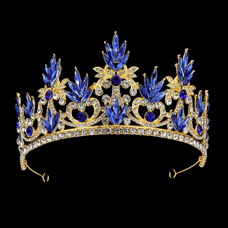 Ретро-барочная тиара свадебные украшения свадебные аксессуары принцесса корона день — фото 4