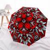 1pc Mandala Automatic Open/close Folding Umbrella, Compact Portable Travel Umbrella  yy251230162