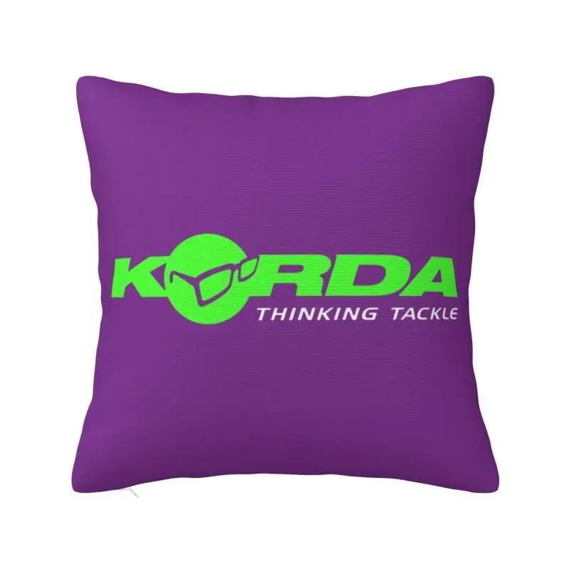 Korda Fishing Print Nordic Pillow Cover Bedroom Decoration Fish Carp Fisherman Gift Cushion