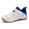 Men's Breathable Rotary Buckle Sports Shoes - Lightweight Casual Badminton and Tennis Trainers