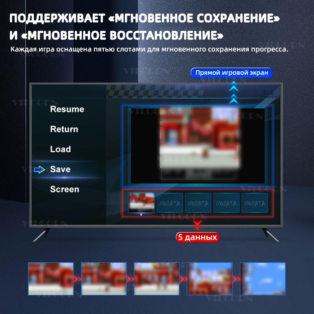 8 Bit Mini Game Console Game Stick HD Output Video Game Console 3000 Games for NES/Dendy/Gameboy With Wireless Game Controller