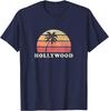 Hollywood CA Vintage 70s Retro Throwback Design T-Shirt