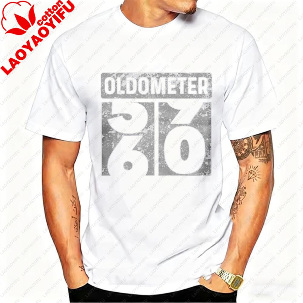 Oldometer Odometer Funny Th Turning Birthday Party Gift TShirt Graphic T Shirts Oversized T Shirt Harajuku Unisex Clothing