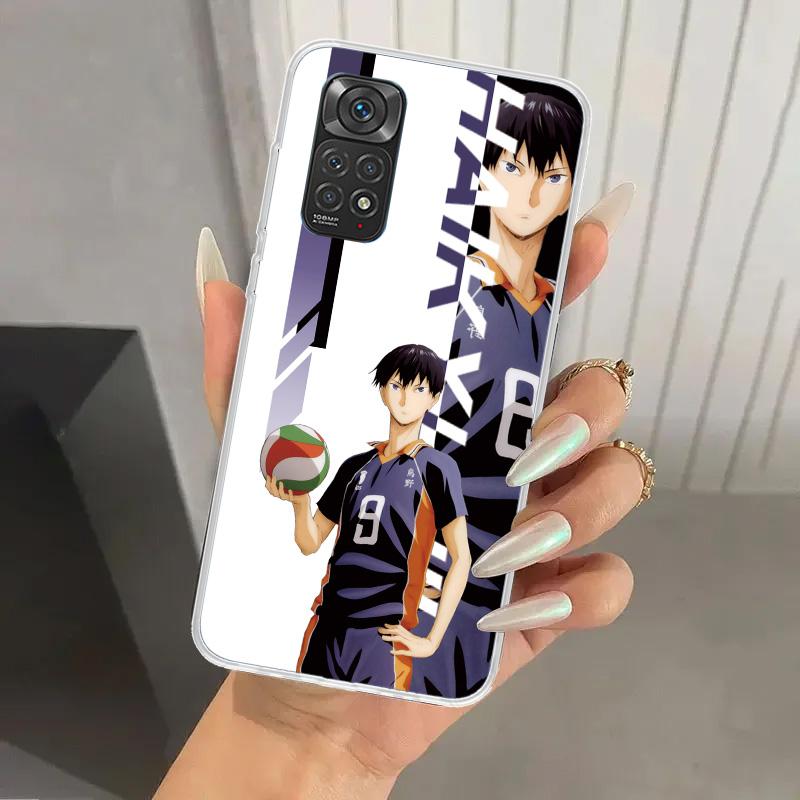 Anime Haikyuu Oya School Volleyball Phone Case for Xiaomi Redmi Note 15 14 14S 13 12S 12 Pro 11S 11 Plus 11T 11E 10S Soft Funda