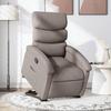 Vidaxl Sillón Elevador Reclinable, Color Taupe, Tapizado en Tela