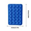 Double Side Silicone Suction Pad For Mobile Phone Fixture Suction Cup Backed Adhesive Silicone Rubber Sucker Pad For Fixed Pad