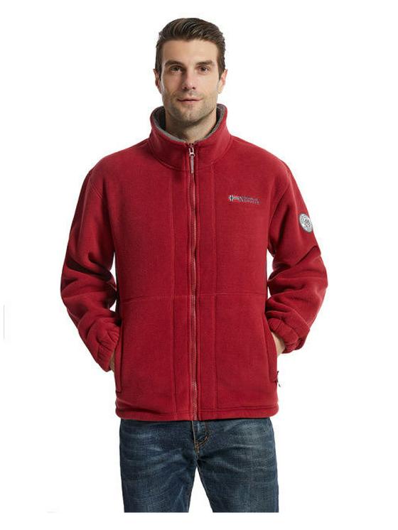 Heavyweight Sherpa Fleece Windproof Jacket - Double-Layer, Cold-Resistant Outerwear for Autumn/Winter