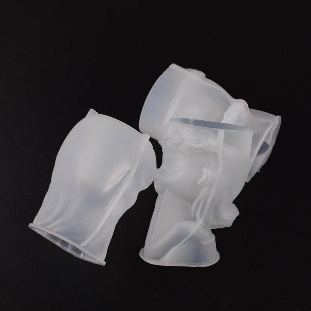 Květináč Silikonová forma Betonová forma Květináče ve tvaru Krásy Cementská forma Silikonový materiál pro Kutilství Květinová váza